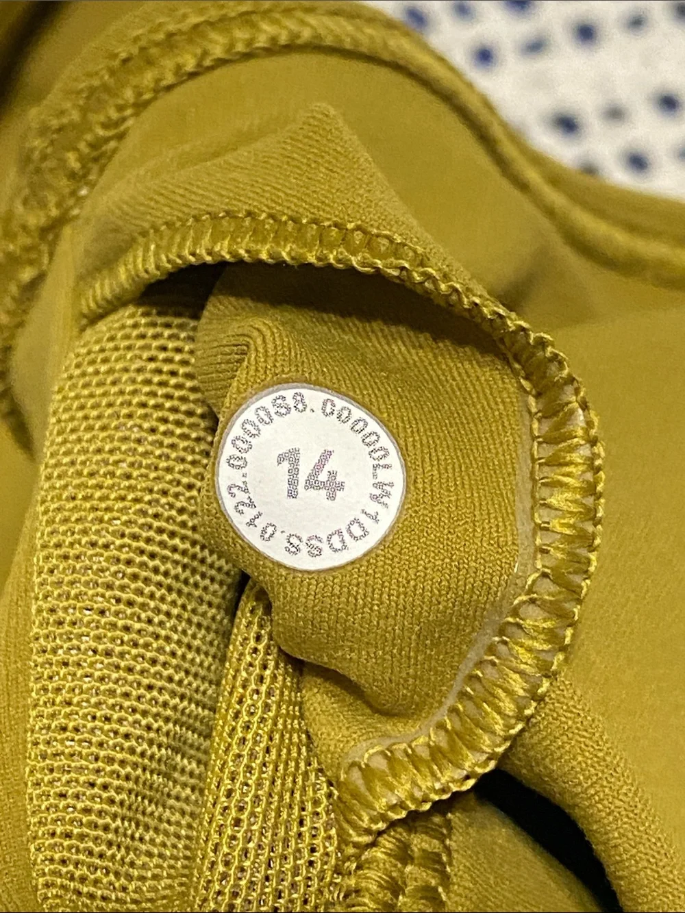 Lululemon Align Crop Tank Top in Auric Gold padding
